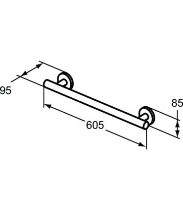 Maniglione di sicurezza Ideal Standard Contour 21