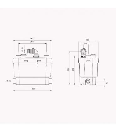 Pompe à eau douce sanitaire SaniSPEED