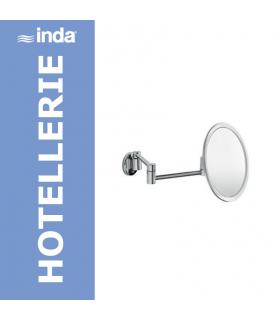 INDA Hotellerie specchio ingranditore a parete, Cromo, AV058L art.AV05