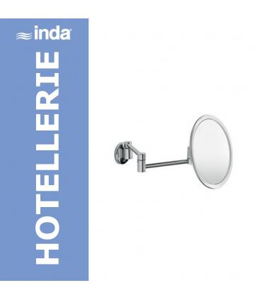 INDA Hotellerie Magnifying mirror wall hung, chrome, AV058L
