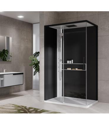 Multifunction shower enclosure Novellini Glax 2 2.0 2p Hydro plate 4.5 cm left