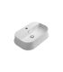 Lavabo da appoggio monoforo Simas serie Sharp SH09