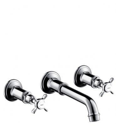 Traditional tap wall hung Washbasin Hansgrohe axor montreux
