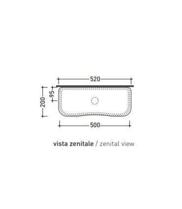 Coperchio per cassetta Ceramica Flaminia Efi  6008C