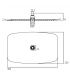 Pommeau de douche rectangulaire Ideal Standard Idealrain Luxe