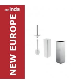Toilet brush holder floor standing or wall mounted collection New Europe Inda