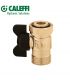 Caleffi 385000 Rubinetto con manopola 23 p. 1,5 M x F calotta