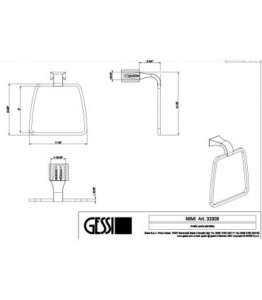 Gessi Mimi series towel ring