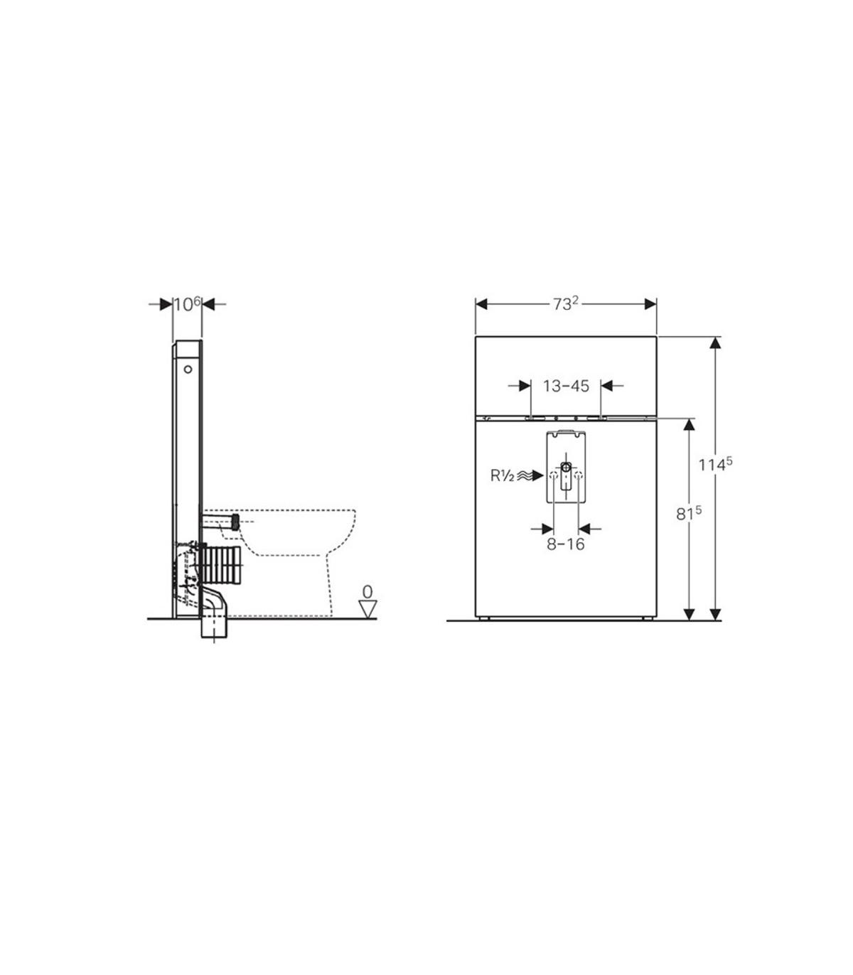 Geberit Pièce Détachée Réservoir Wc