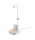 Colonnes douche pour externe, collection beta, collection Ista, blanc et bleu clair