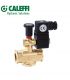 Caleffi 854025 gas solenoid valve, open, manual reset, 3/4 '', 230V