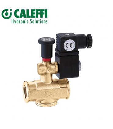 Électrovanne gaz Caleffi 854025, ouverte, réarmement manuel, 3/4 '', 230V