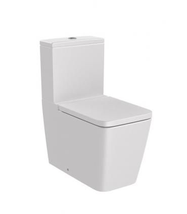 Wc monoblocco filo parete Roca Inspira Square scarico universale