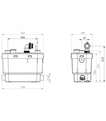 SaniVITE domestic pump for clear water