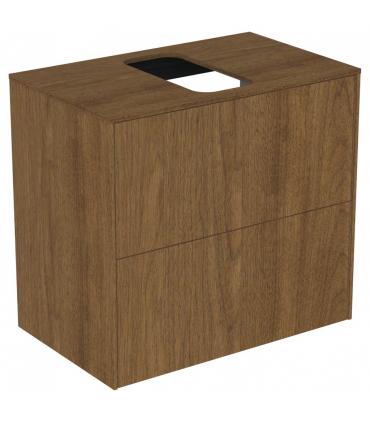 Mobile slim impiallacciato 2 cassetti per lavabo Ideal Standard Conca