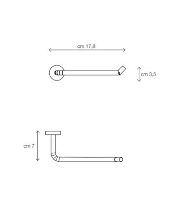 Koh-i-Noor toilet roll holder, Tito 7408