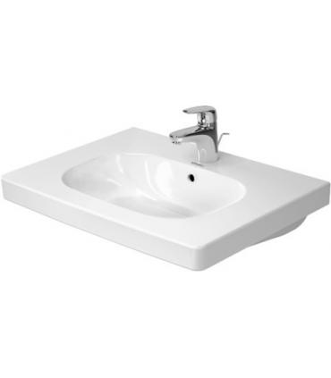 Lavabo consolle Duravit, collezione D-Code, ceramica bianco