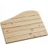 Planche en bois pour lavabo Lago