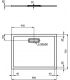 Ideal Standard Ultraflat New rectangular shower tray