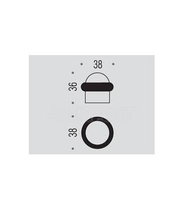 Fermaporte Colombo cd112 cromo diametro 4cm h3,5cm