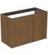 Slim veneered cabinet without top for Ideal Standard Conca washbasin