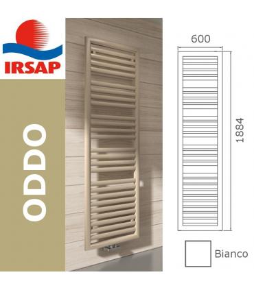 Oddo Irsap water heated towel rail with standard connection