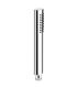 Hand shower anti-calc single jet chrome GESSI collection oval