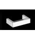 Linear shelf for objects Gessi Rettangolo collection art. 20804