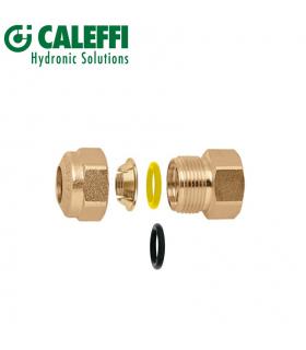 Straight connection 3/8 '' female Caleffi, for copper