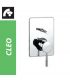 External part Built in shower-bathtub mixer, FIR Cleo