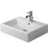 Lavabo sur pied Duravit collection Vero ceramique blanc