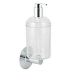 Dispenser sapone, Koh-i-noor, Serie 10, Modello 6114, cromato, a parete