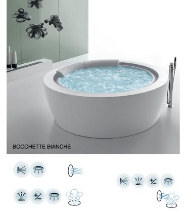 Hot tub  Bolla white, white nozzles with frame