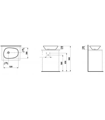 Laufen Palomba countertop washbasin 816802