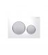 Sigma20 New plate 2 buttons Geberit 115.882.KN.1 satin and chrome