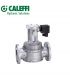 Solenoid valve gas with manual rearmament and flanged Caleffi 837