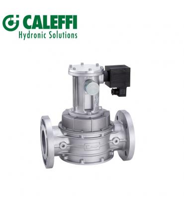 Solenoid valve gas with manual rearmament and flanged Caleffi 837