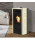 Pellet thermo-stove Italiana Camini Dida Idro