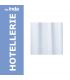 Shower curtain flame retardant, Inda, collection Hotellerie