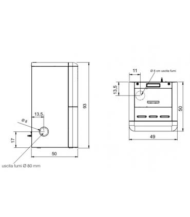 Pellet Stove Classic 2 Italiana Camini