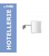 Magnifying mirror square 1 arm, Inda collection Hotellerie