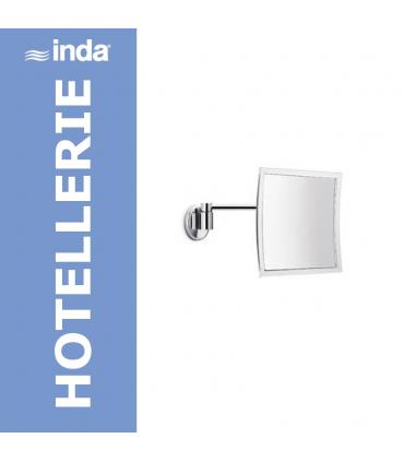 Miroir grossissant quadro a 1 bras, Inda collection Hotellerie