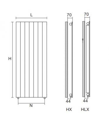 Zehnder Jet-X vertical radiator