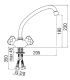 Single hole mixer for sink Nuova Flora, Nobili NZ06117/4Z
