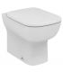 IDEAL STANDARD Floor standing toilet back to wall with seat without soft close collection Esedra