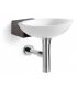 Washbasin wall mounted, Lineabeta, collection Ciuci, model 6622, steel e mattstonand white.