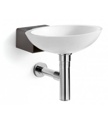Washbasin wall mounted, Lineabeta, collection Ciuci, model 6622, steel e mattstonand white.
