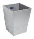 Koh-i-Noor waste paper bin, model 2603 in eco-leather