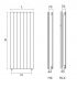 Double radiateur vertical Zehnder Jet-X