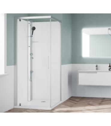 Hinged shower enclosure Novellini Glax 1 2.0 G + F left